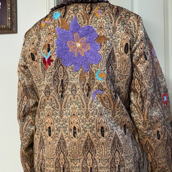 Eclectic embroidered jacket, - Picture 3 of 9